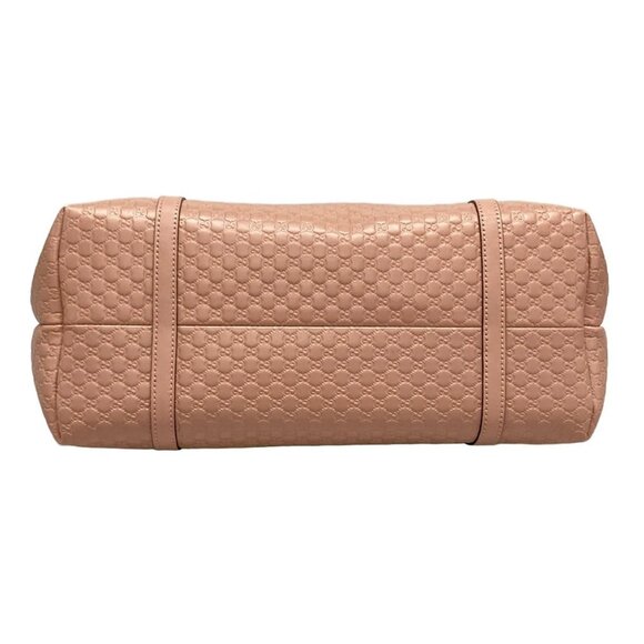 Auth GUCCI Micro Guccissima 449647 Pink Leather Tote Bag - Picture 5 of 16